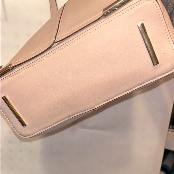 Steve Madden - Mini Cori Tote Faux Blush Pink Leather & Faux Pink Suede Interior - Picture 5 of 16